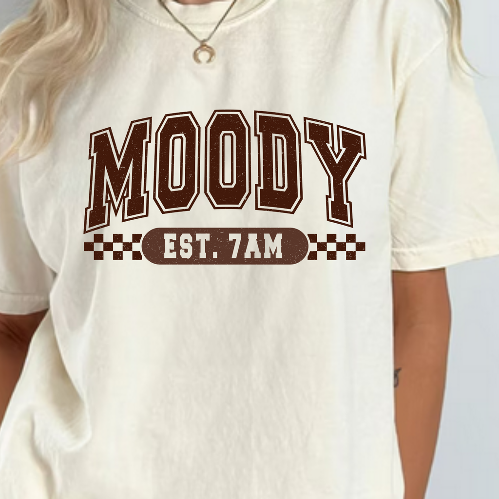 Moody Mama | Comfort Colors T-shirt | Moody Shirt | Gift for Mamas | Stylish Trendy Apparel