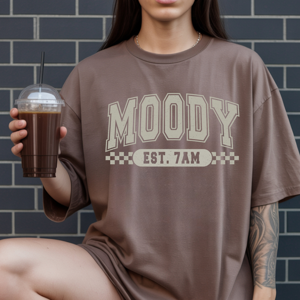 Moody Mama | Comfort Colors T-shirt | Moody Shirt | Gift for Mamas | Stylish Trendy Apparel